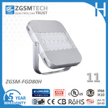 80W Aluminum Alloy Ground Mounted Outdoor LED Flood Light